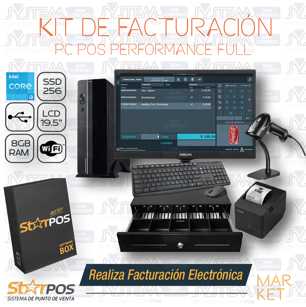 StarPos Market 1.6v - Versión Market/Shop/Store 🛒 - Con Facturación Electrónica