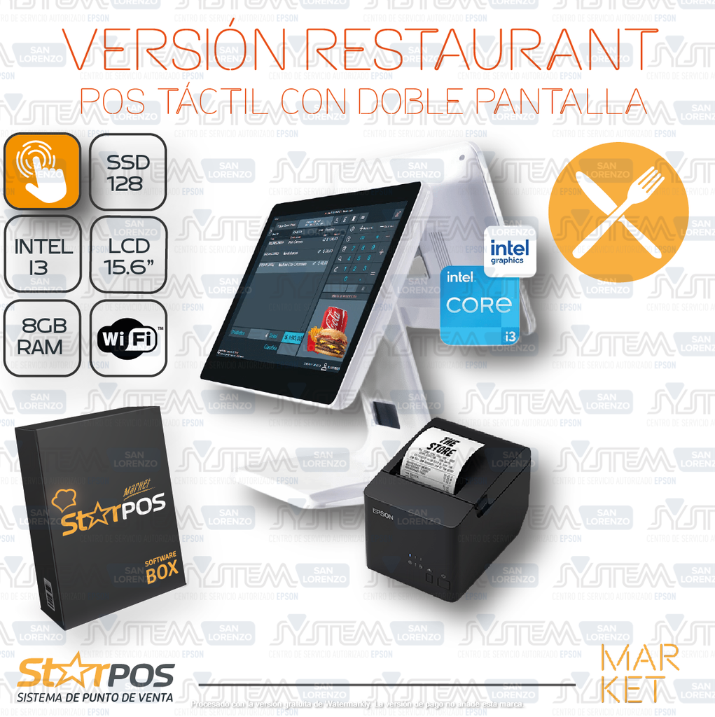 StarPos Resto 1.6v - Versión Restaurant/RestoBar🍽️ - POS Touch - F.Electrónica