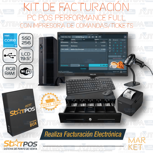 StarPos Market 1.6v - Versión Cafeterías/CoffeeShop/ Bakery/Panaderías 🥐🥐☕